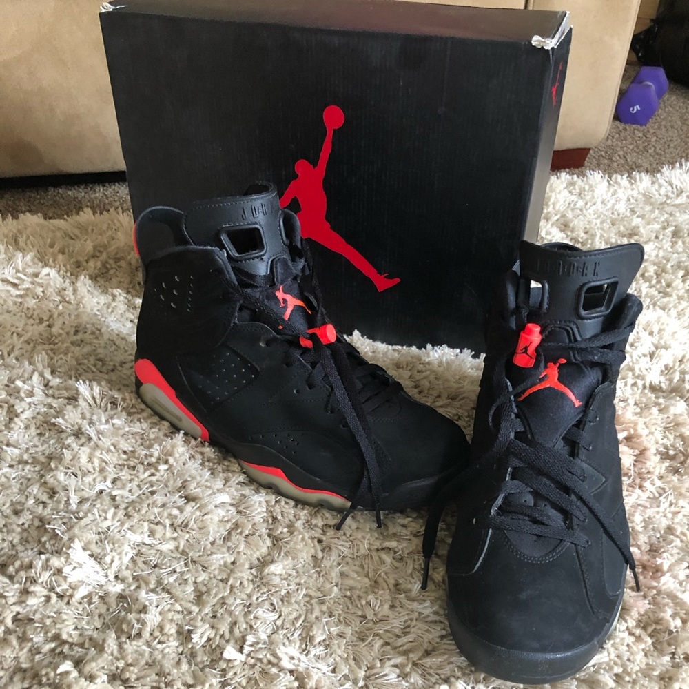 Retro Jordan 6’s. (Infrared)